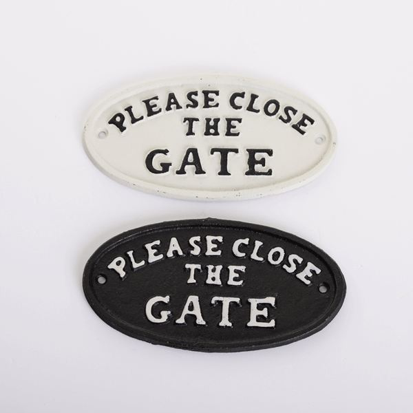 Close the Gate - Black