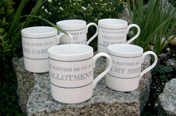 Gardeners' Mugs - I'd rather be on my allotment
